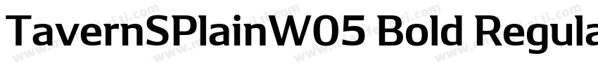 TavernSPlainW05 Bold Regular字体转换